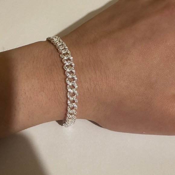 Pandora timeless pave Cuban bracelet - Picture 4 of 4
